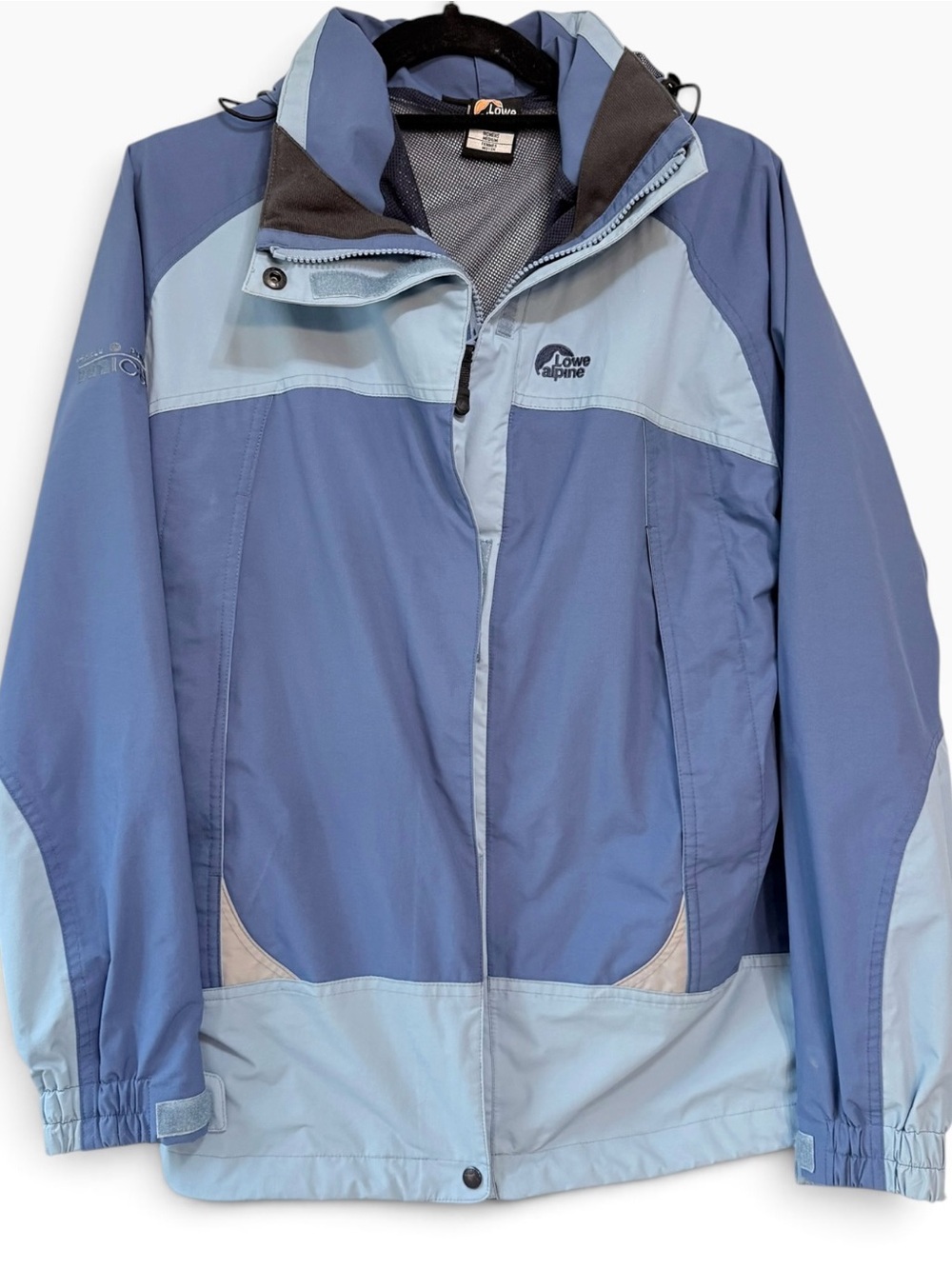 Lowe Alpine Triple Point Women's Waterproof Rain Shell Blue Size Medium